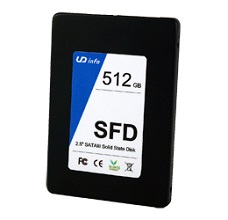 UDinfo 2.5"SATA SSD(MLC/pSLC/SLC) 前面
