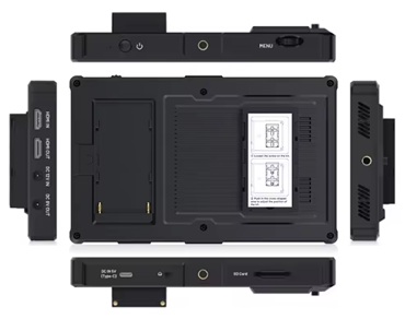 FEELWORLD F7 PLUS 裏面